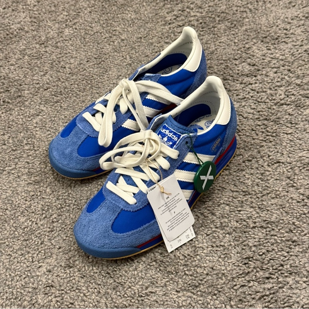 NEW Adidas SL 72 RS Blue Scarlet Red Men’s 5 Women’s 6